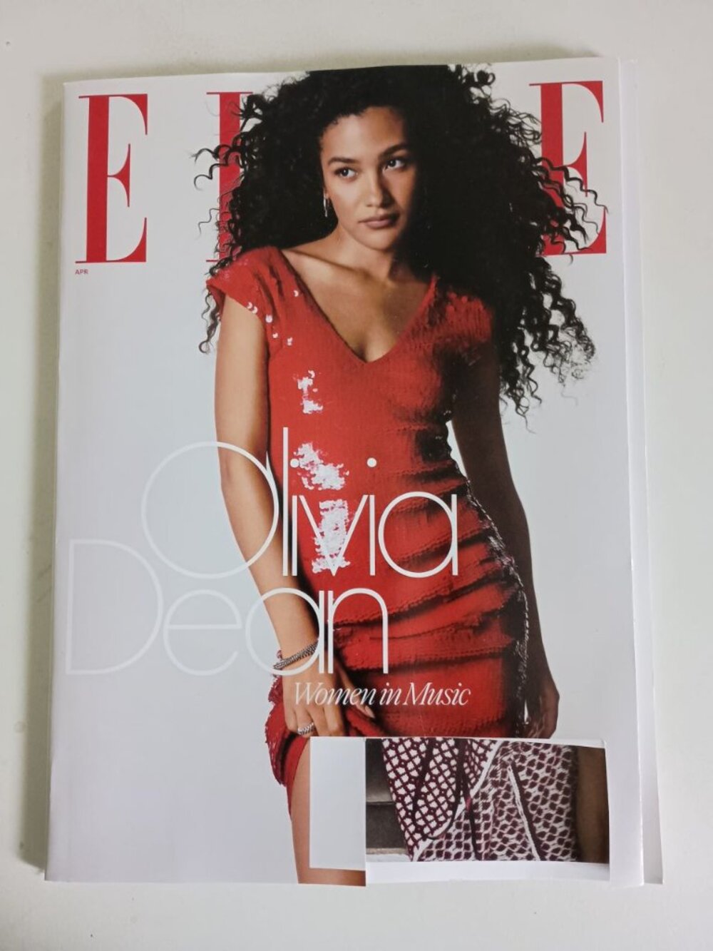 Elle magazine April 2026 featuring Olivia Dean